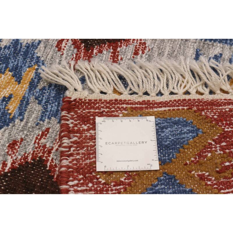 Ankara FW Black, Red Kilim 5'2" x 8'0" - 5'2 x 8'0