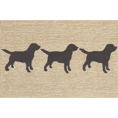 Liora Manne Frontporch Doggies Indoor/Outdoor Rug
