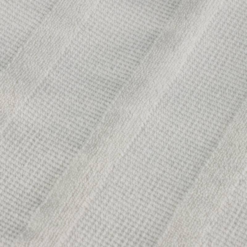 Superior Roma Cotton Assorted Ribbed Solid Towel Set of 12