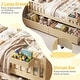 preview thumbnail 8 of 16, Costway Full Size Bed with 2 Storage Drawers, House-shaped Bed Frame