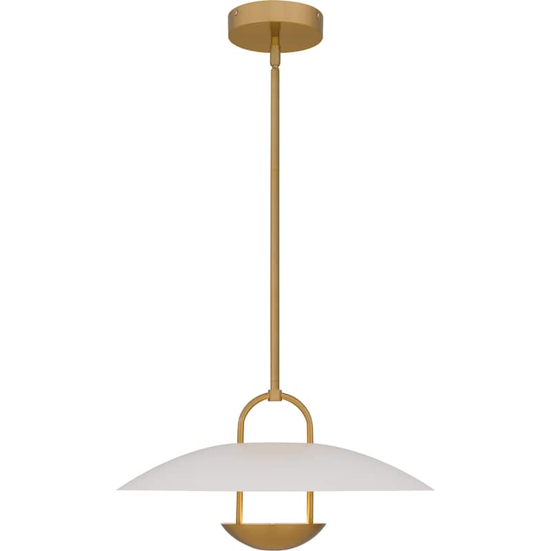 Bingham Integrated LED Brushed Gold Pendant