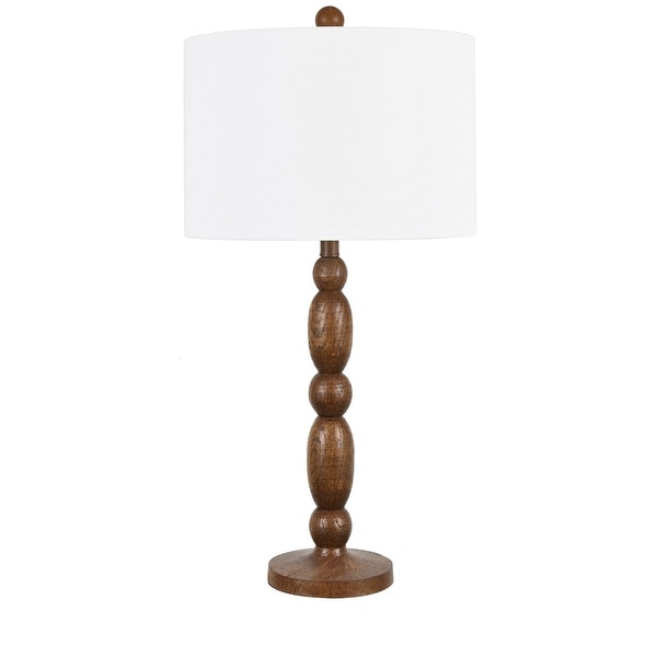Aubrey Resin Wood Table Lamp - 15 x 15 x 30