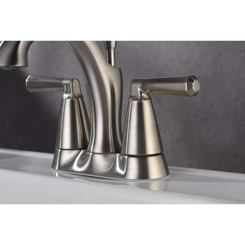 Ultra Faucets Z Collection Two-Handle 4" Centerset Lavatory Faucet