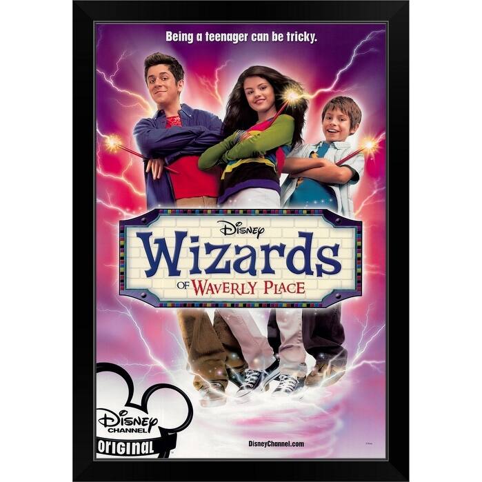 "Wizards of Waverly Place (TV) (2007)" Black Framed Print