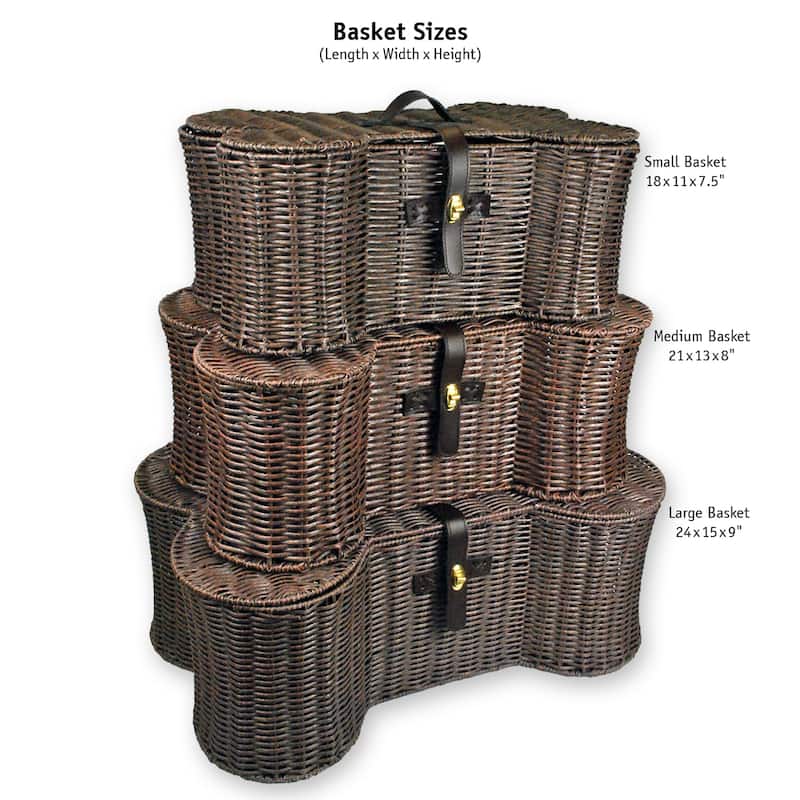 DII Bone Shape Pet Basket
