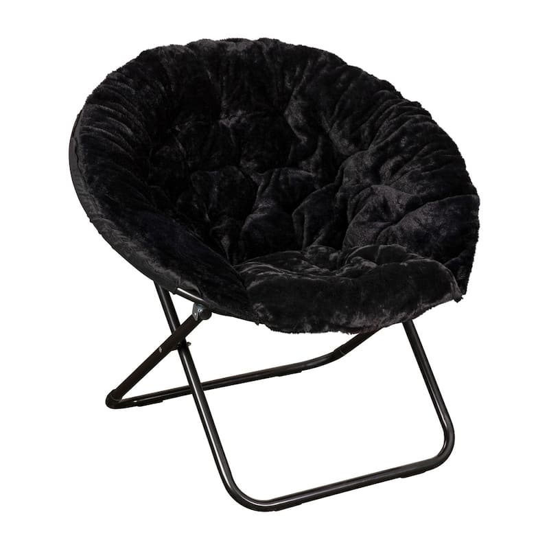 Folding XL Saucer Chair for Dorm or Bedroom