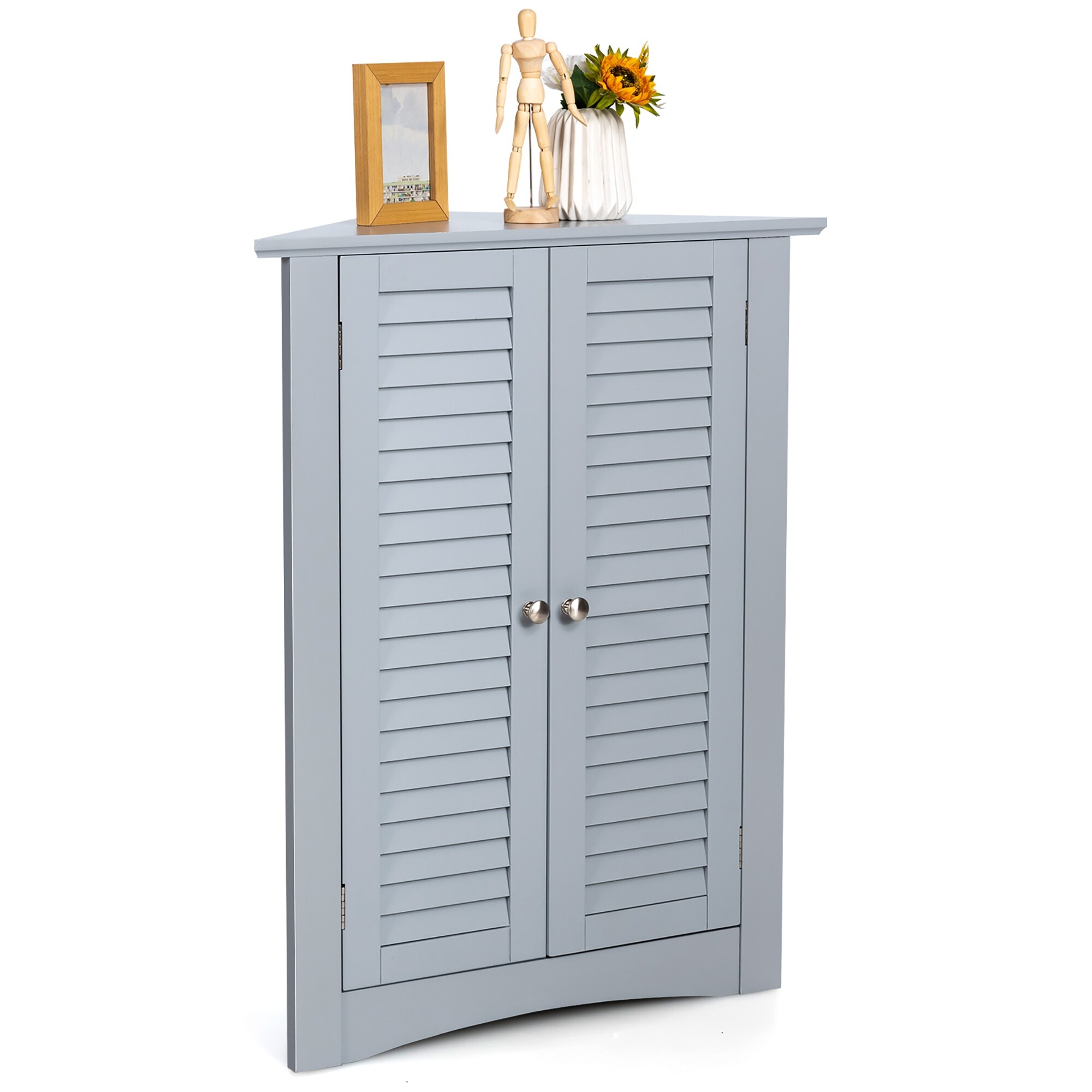 Storage cabinet cheap with shutter doors