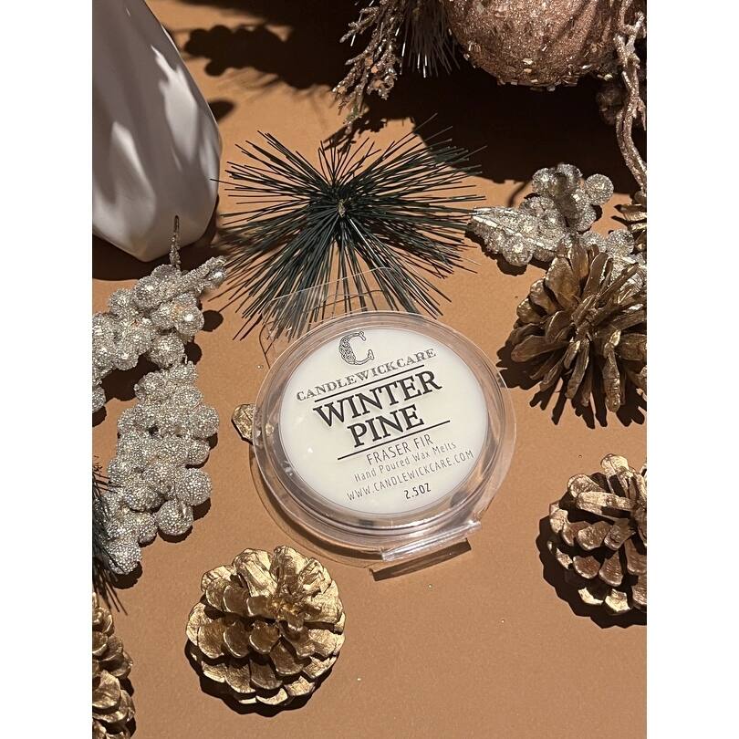CandleWickCare Winter Pine Scented Wax Melts, (6 Cubes) Bed Bath
