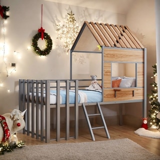 Playhouse Design Twin Size House Bed Kids Bed