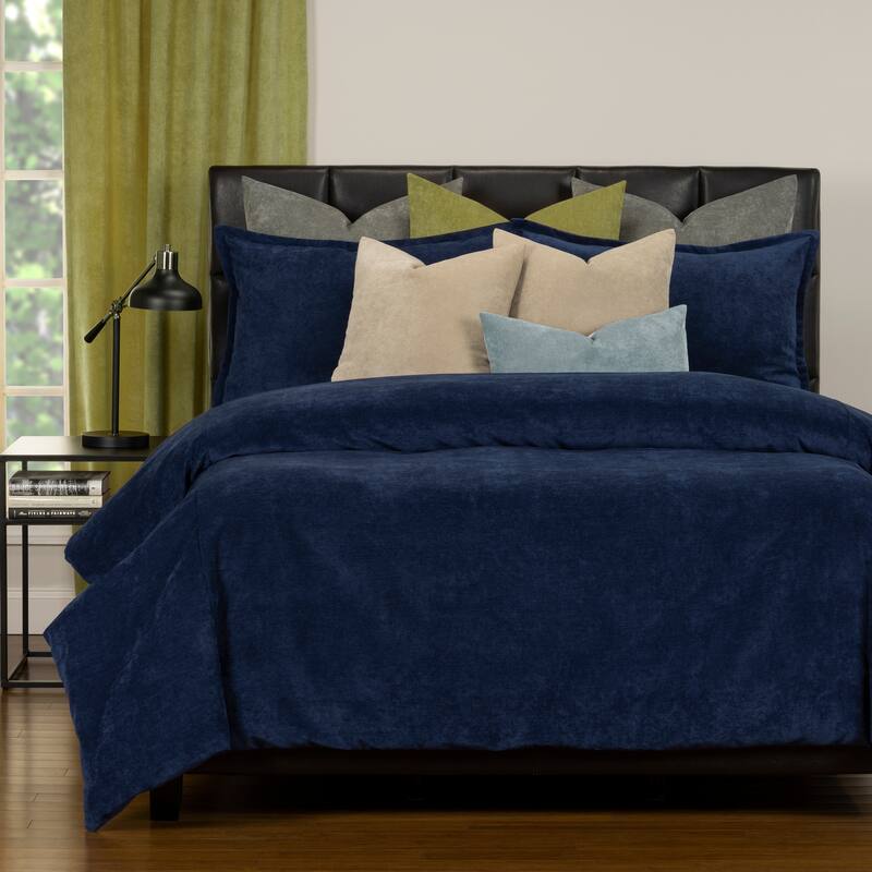 Mixology Padma 10-piece Duvet Cover and Insert Set - Blue Bell - Twin
