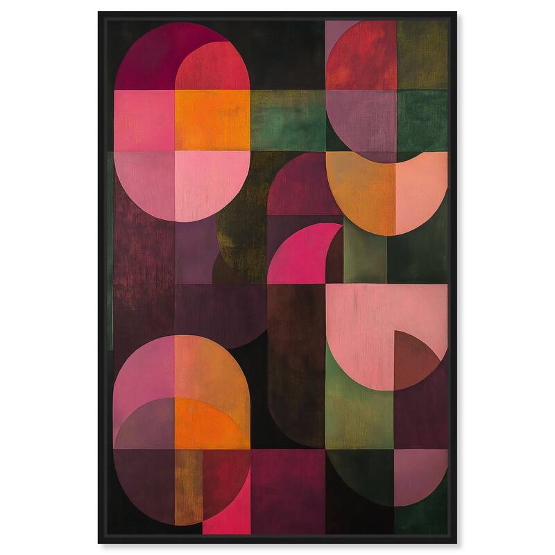 Bauhaus Romance Canvas by Art Remedy - Black - 30" x 45"