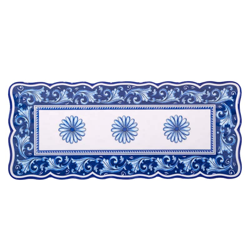 Certified International Veranda Melamine 2-piece Appetizer Serving Set