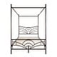 preview thumbnail 6 of 32, Clayfell Denver Metal Canopy Bed
