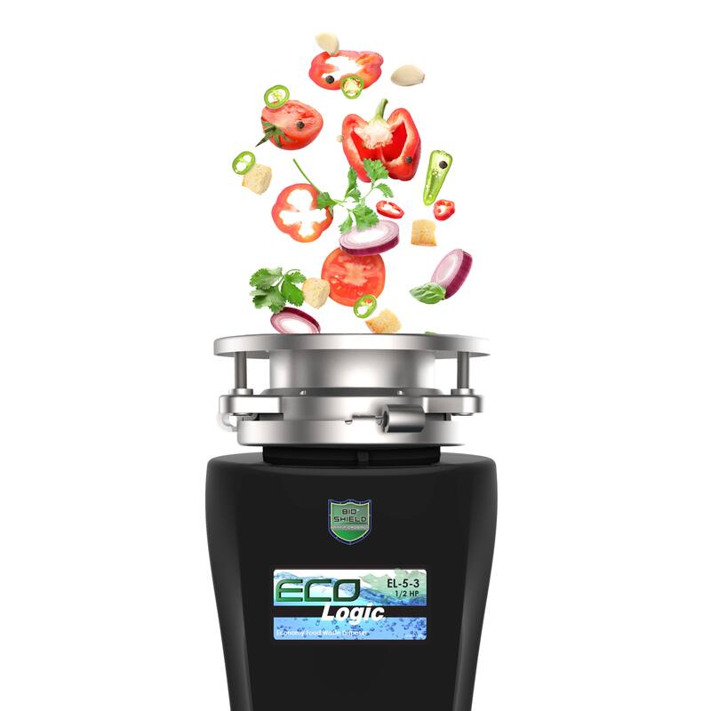 Eco Logic Continuous Feed Garbage Disposal for Kitchen Sinks