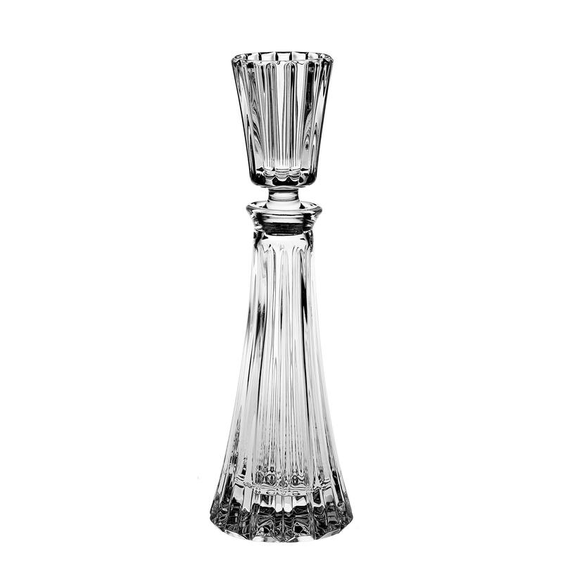 Crystal Mouthwash Decanter W/ 1.75Oz. Cup Stopper - 8.6" Height-3 Oz. - 8.6" Height