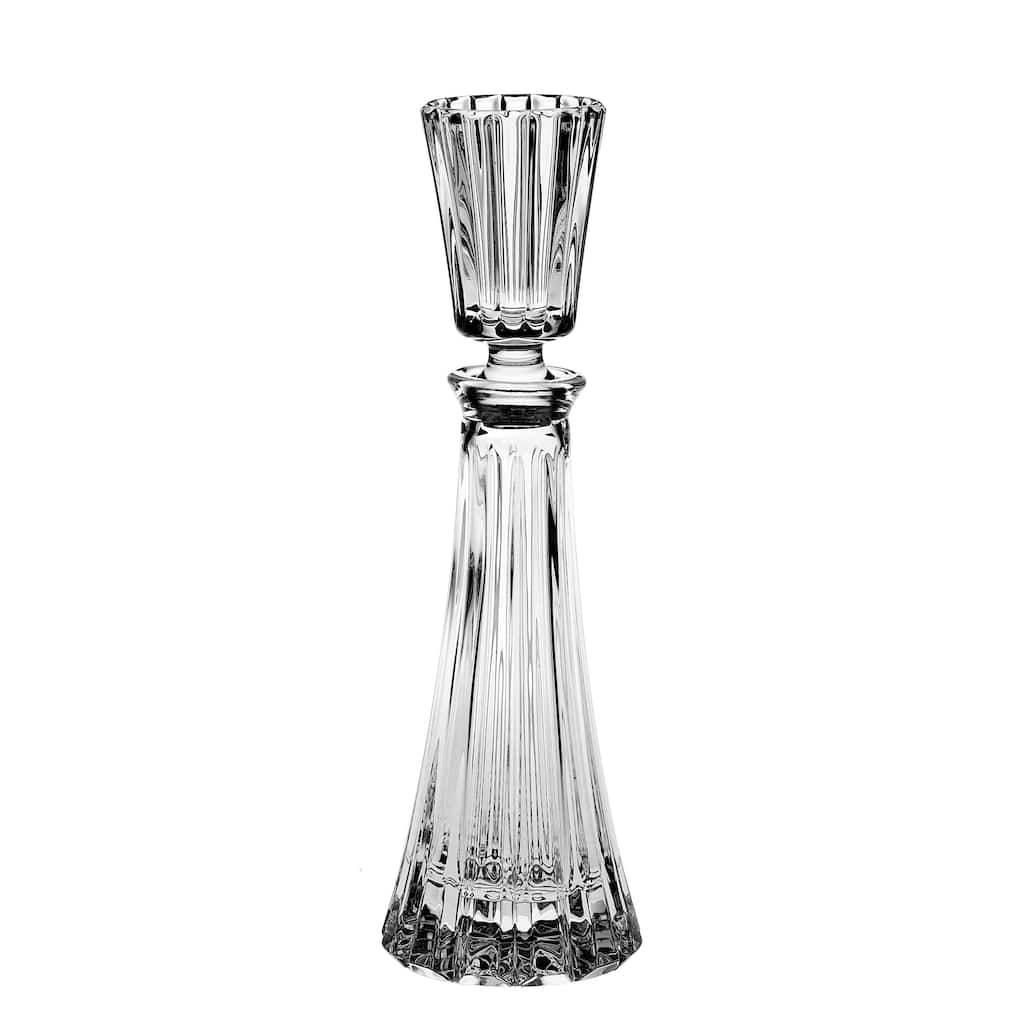 Crystal Mouthwash Decanter W/ 1.75Oz. Cup Stopper - 8.6" Height-3 Oz. - 8.6" Height