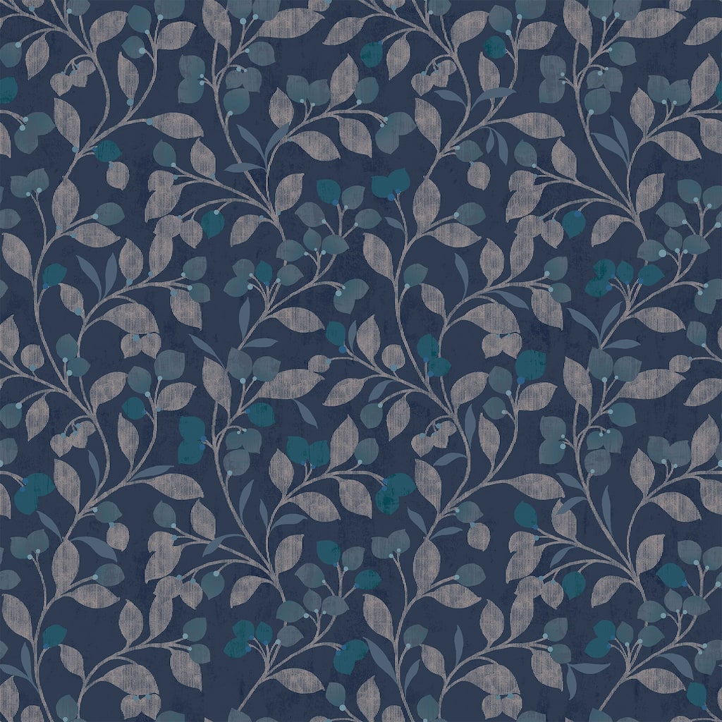 Transform Snowbelle Blue Peel & Stick Wallpaper