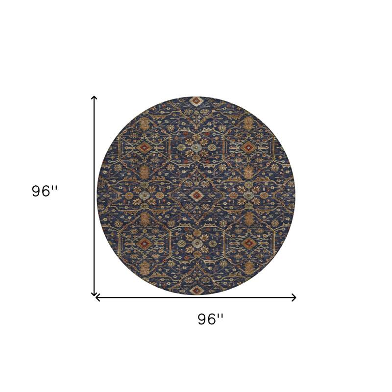 HomeRoots Floral Transitional Rectangle Outdoor Rug