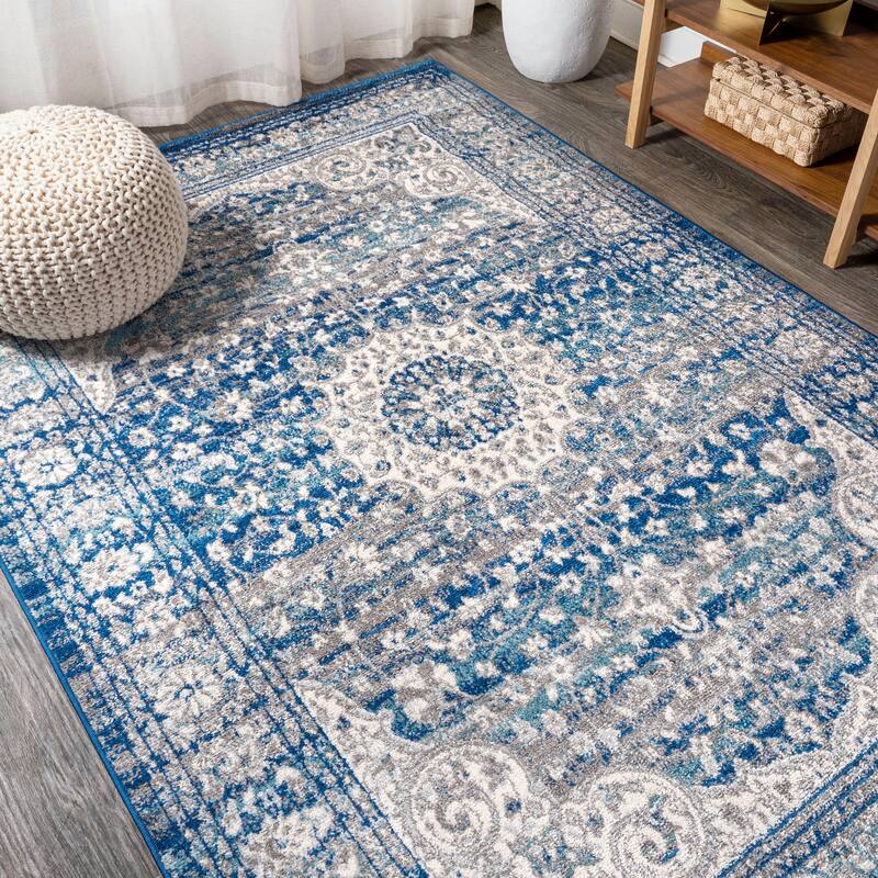 JONATHAN Y Denia Ornate Bohemian Medallion Area Rug