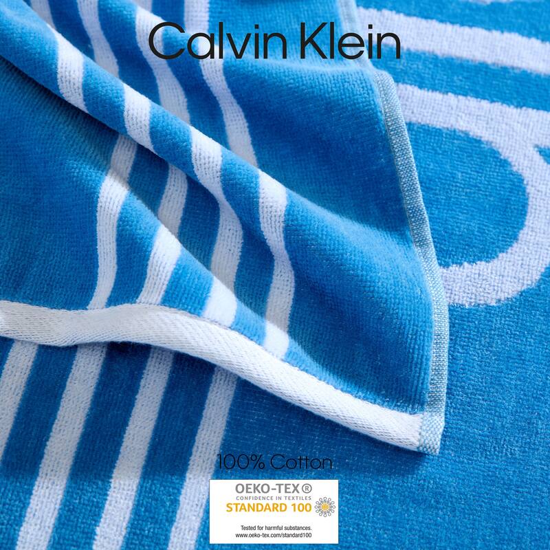 Calvin Klein 2 Piece Beach Towel Set - 2 Piece