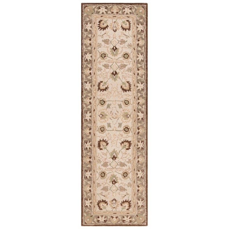 SAFAVIEH Handmade Anatolia Renelle Traditional Oriental Hand-spun Wool Rug