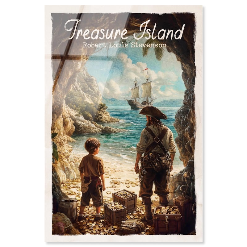 Treasure Island Classic Acrylic by Art Remedy, Ready to Hang - 36" x 54"