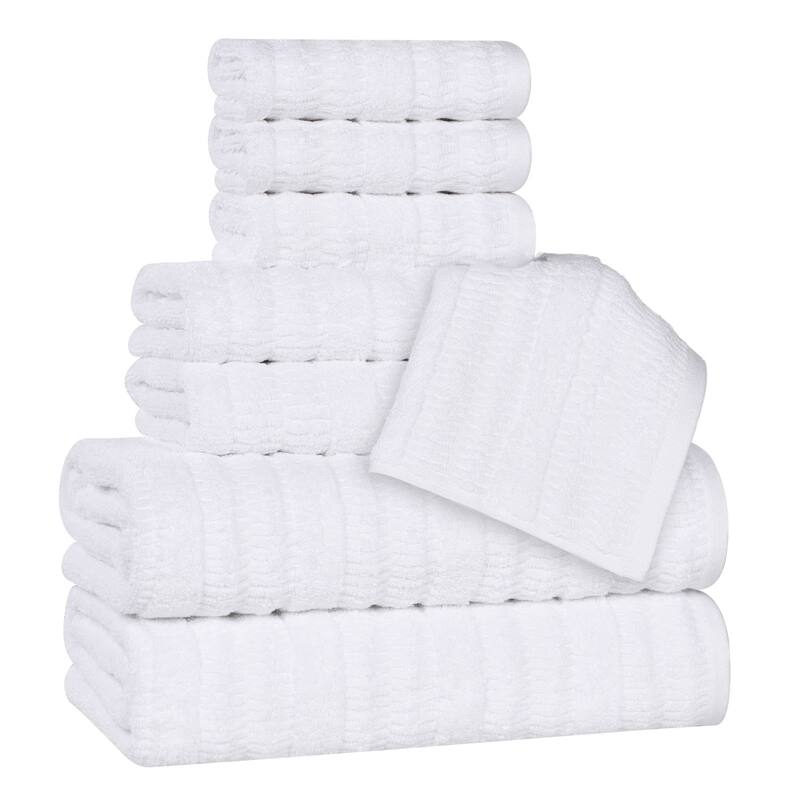 Superior Mika Smart Twist Cotton 8 Piece Towel Set