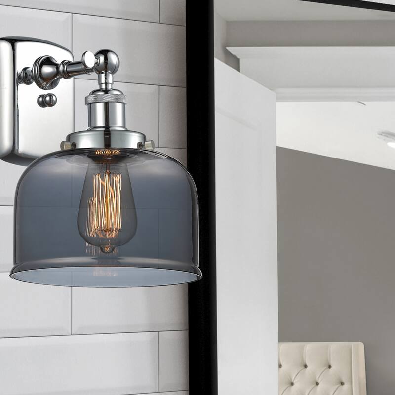 Innovations Lighting Large Bell 8" Wide Bathroom Sconce