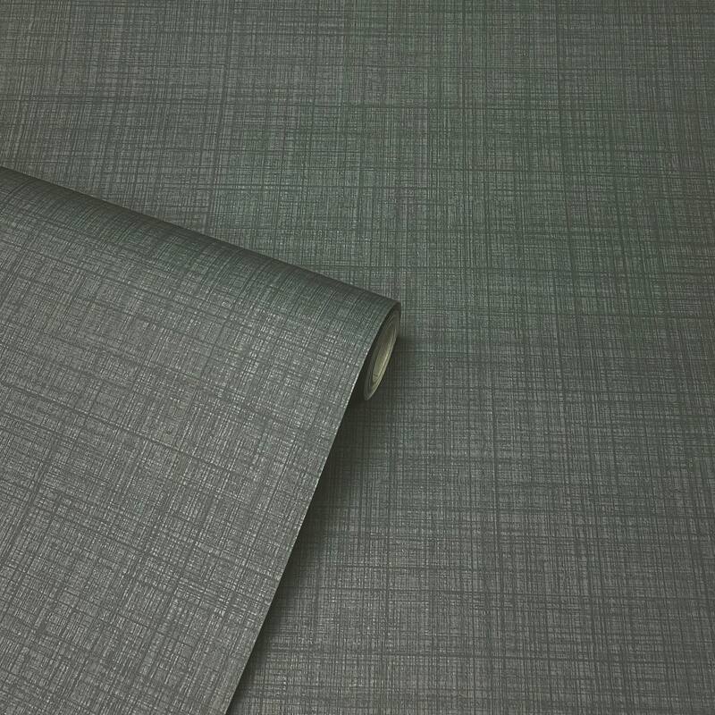 Arthouse Rafe Grey Woven Texture Wallpaper