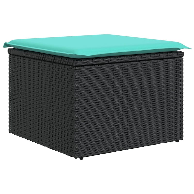Modular Outdoor Sofa Set with Cushions - 113×48×27.2