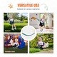 preview thumbnail 7 of 9, 2 Pack Green Kids Outdoor Swing with EVA Seat with Heavy Duty Chains Safe for Playgrounds and Backyard - 25.98 x 5.51 x 0.47 in