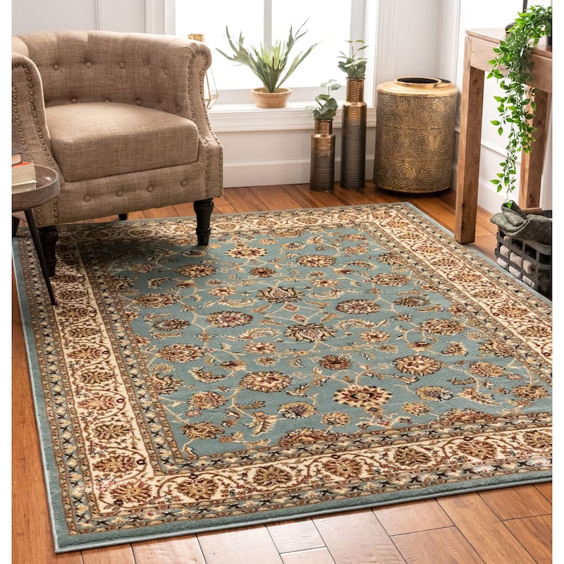 Well Woven Ariana Palace Light Blue Area Rug - 3'11" x 5'3"