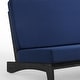 preview thumbnail 77 of 136, Outdoor Teak Wood Waterproof Armless Chair Loveseat with Cushions