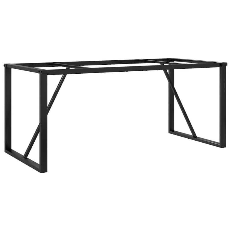 vidaXL Dining Table Legs O-Frame 63"x31.5"x28.7" Steel - 63" x 31.5" x 28.7"
