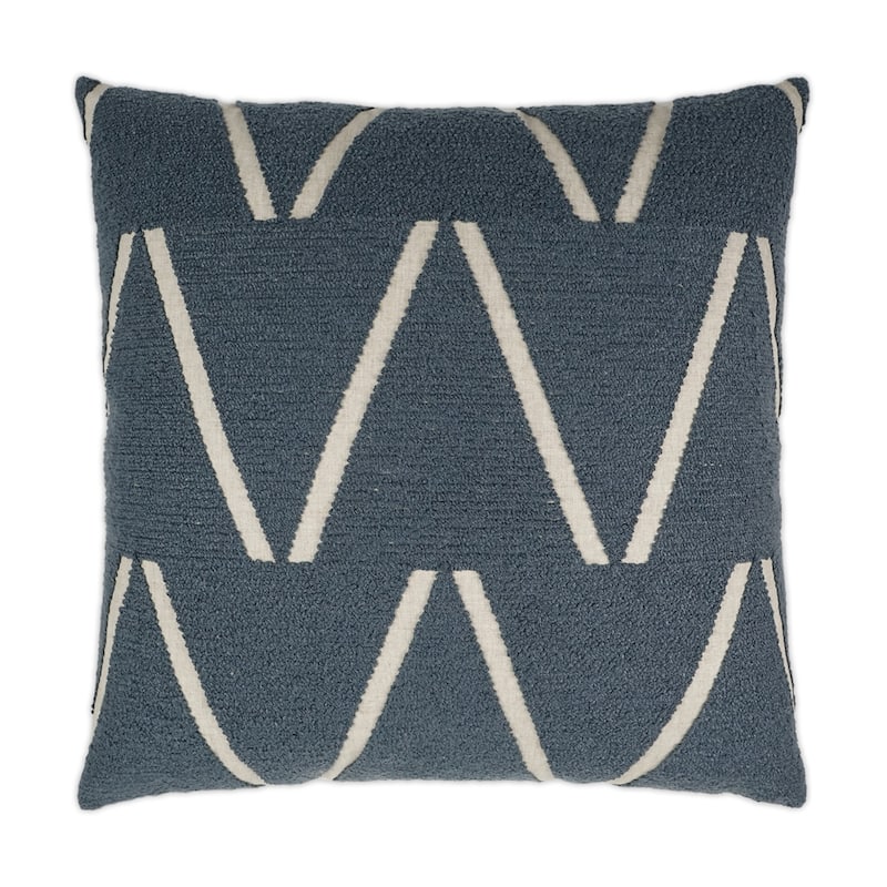 Edge Of Glory Blue Decorative Throw Pillow