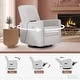 preview thumbnail 23 of 21, Evolur Harlow Deluxe Upholstered Plush Seating Glide Rocker
