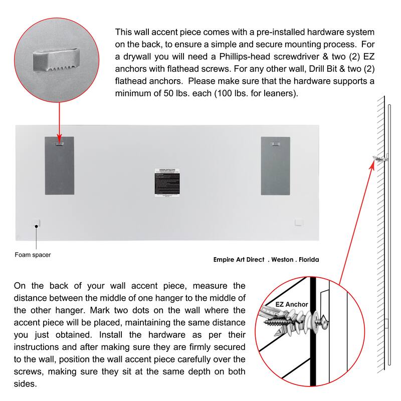 "Blue Wave 1" Graphic Wall Art on Free Floating Tempered Glass Panel