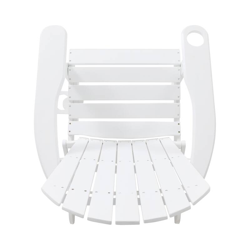 Roomfitters Bellwood Outdoor Adirondack Chair with Cup Holders for Patio Relaxation