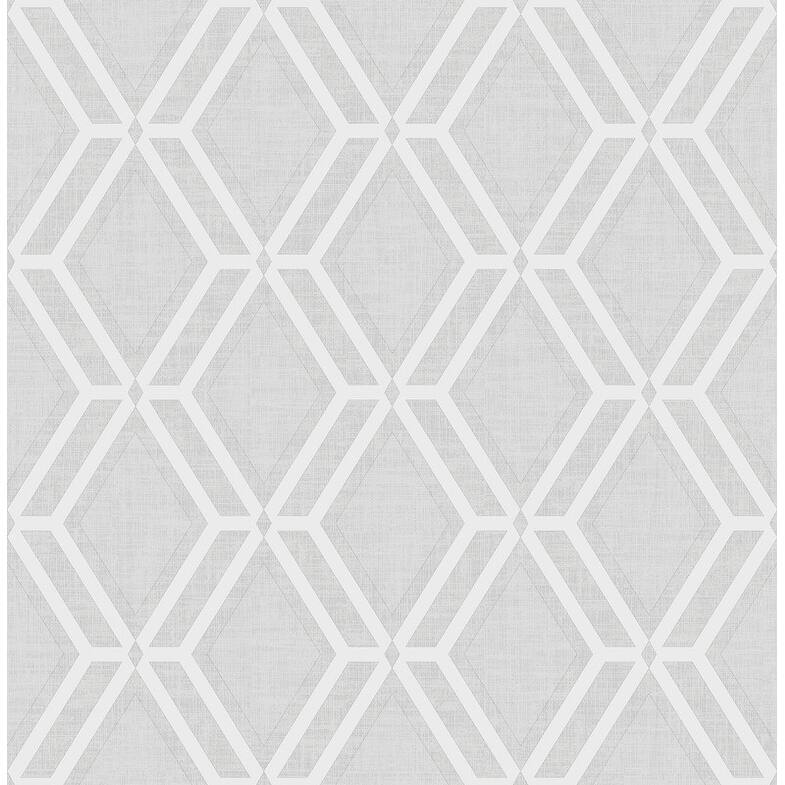 Advantage Mersenne Grey Geometric Wallpaper