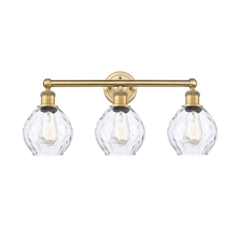 Innovations Lighting 616-3W-11-24 Waverly Vanity Waverly 3 Light 24" - Brushed Brass / Clear