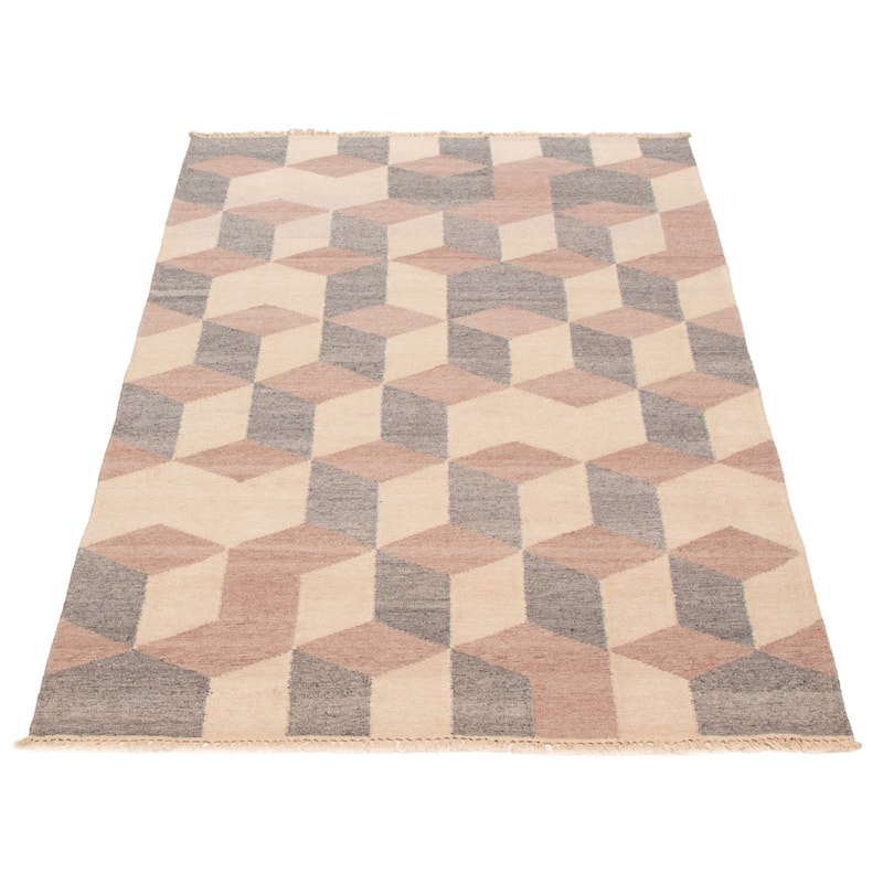 Ankara Grey Kilim 5'2" x 8'0" - 5'2 x 8'0