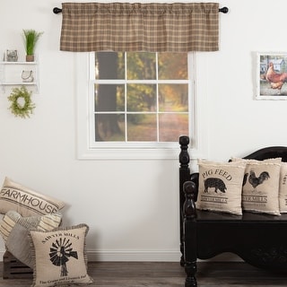 Shop Sawyer Mill Plaid Valance On Sale Overstock 17925705