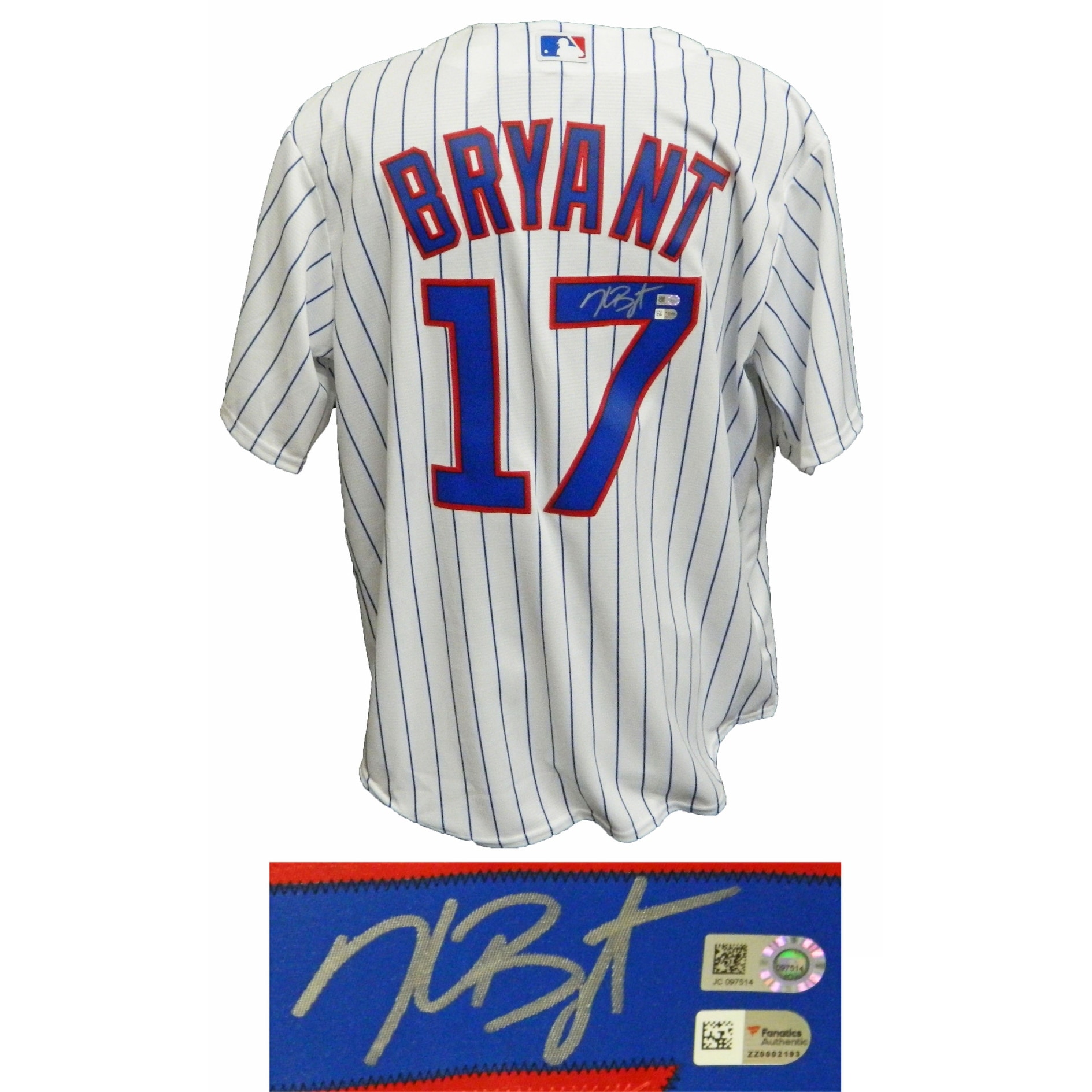 kris bryant signed jersey