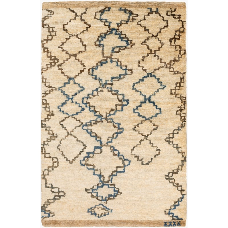 Hand-Knotted Dusky Jute Area Rug