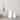 Innovaze 3.2 Gal./12-Liter and 0.8 Gal./3 Liter Old Time Style Round White Metal Step-on Trash Can Set