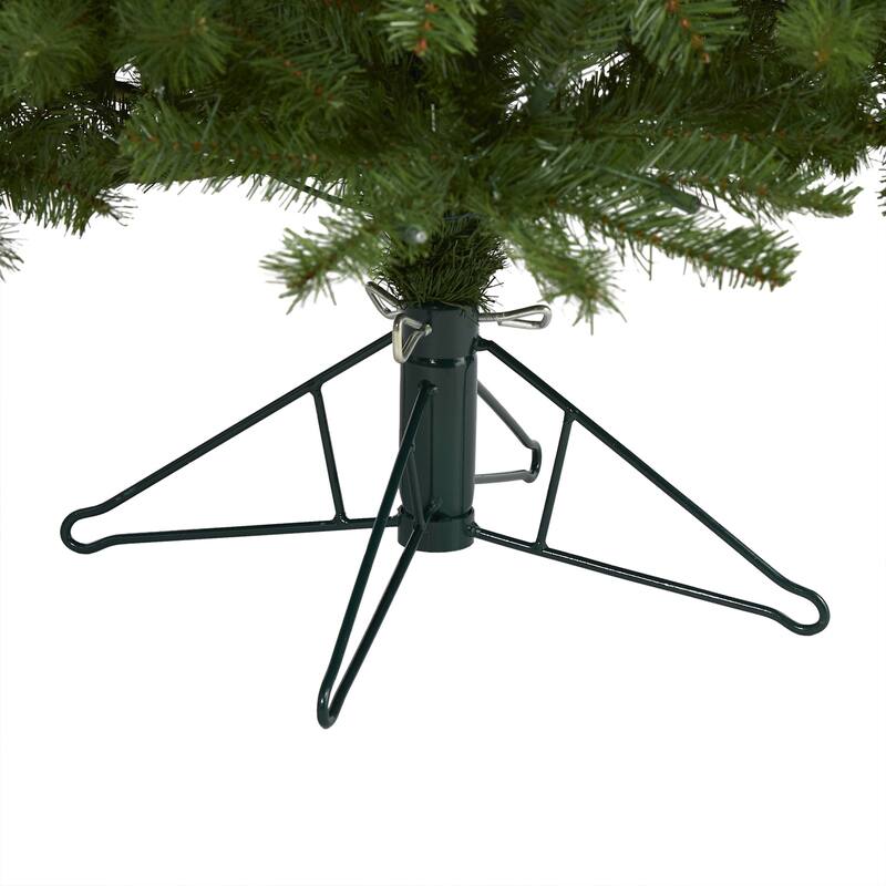 6ft. Artificial Christmas Tree with 300 Warm Clear Lights and 596 Tips - Classic Full X-Mas Glow
