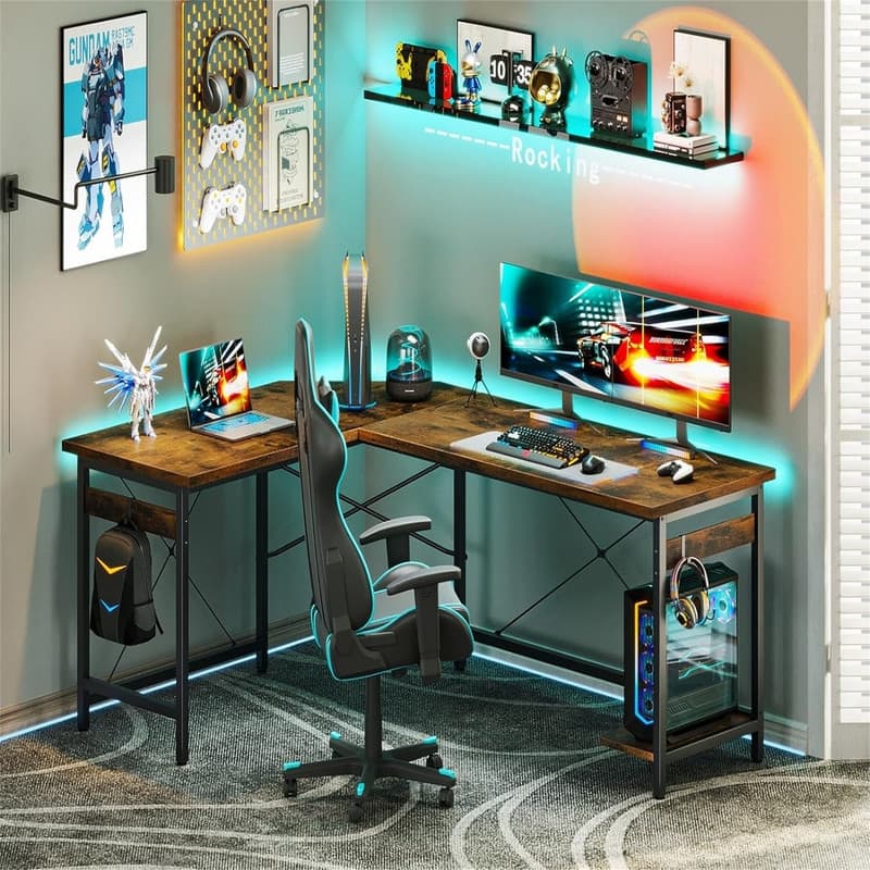 L Shaped Corner Computer Desk
