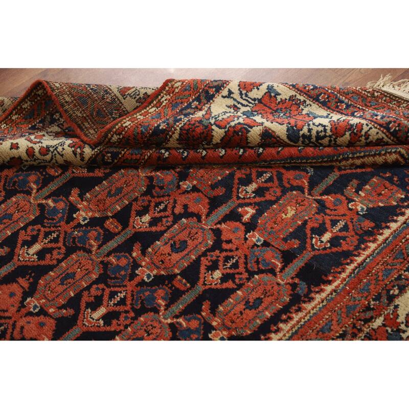 Vegetable Dye Malayer Persian Rug Hand-Knotted Wool Carpet - 4'8"x 6'4"