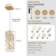 preview thumbnail 14 of 22, 3-Piece Modern Adjustable Pendant Light with Crystal Prism Design