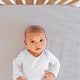 preview thumbnail 5 of 3, The Peanutshell Grey and White Moon and Stars Fitted Crib Sheet 4 Pack Set